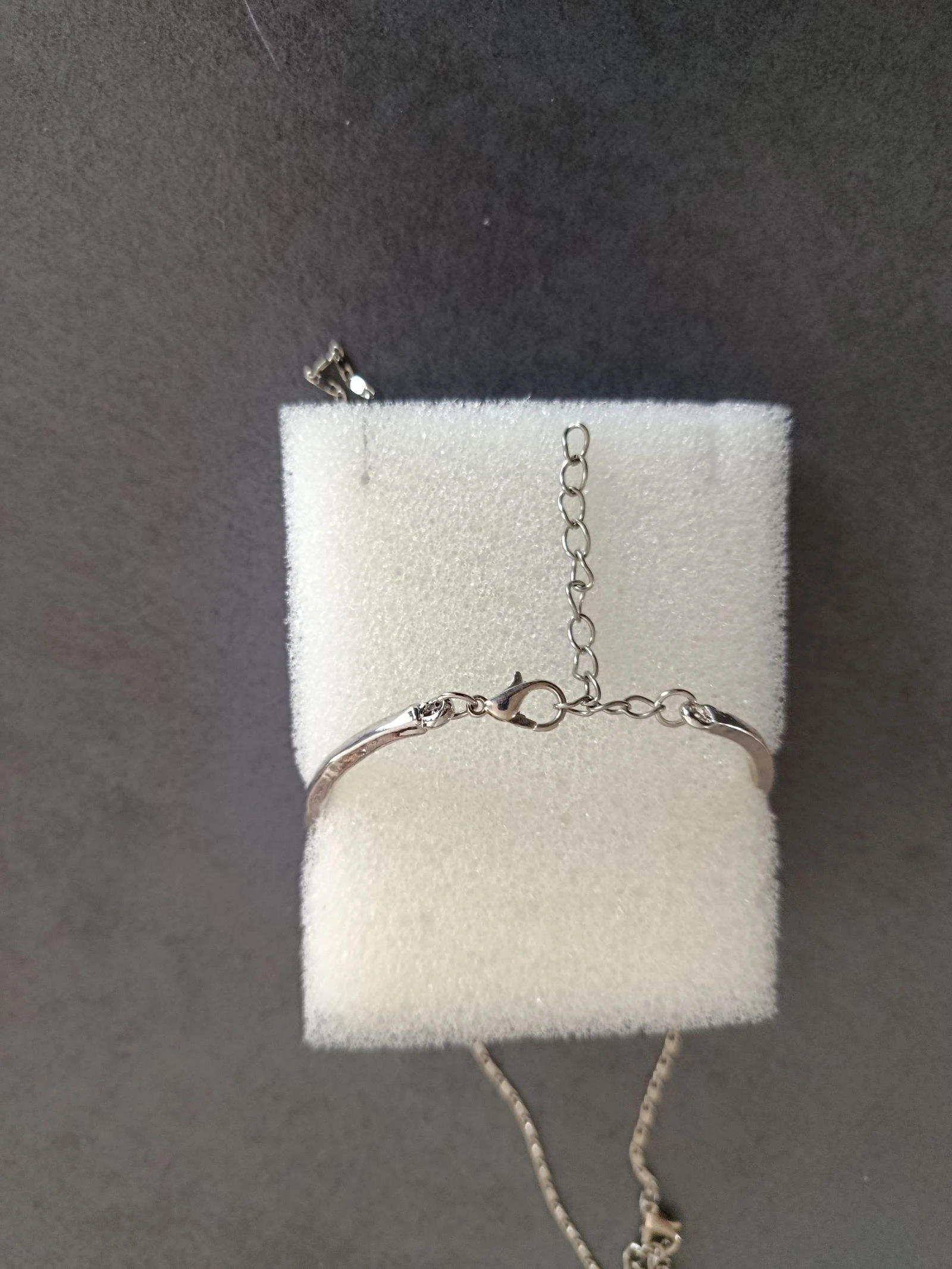 Silver Plated Butterfly Necklace and Bracelet – photo 3
